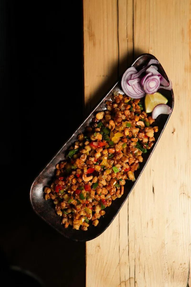 Perfect starter or munching while enjoying drinks - crispy, spiced corn